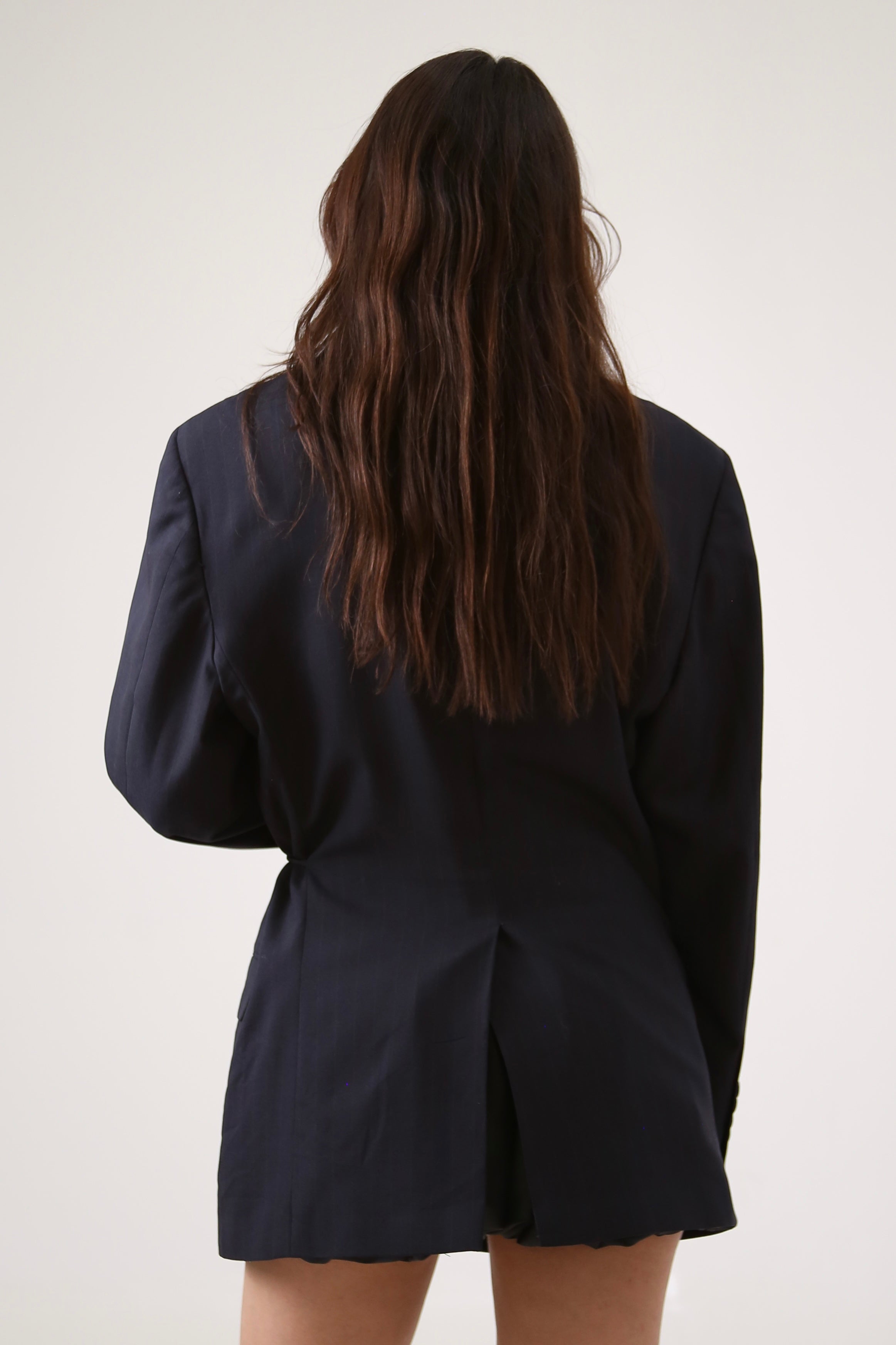 BLAZER KIMONO - TALLA L - AZUL MARINO RAYA DIPLOMÁTICA
