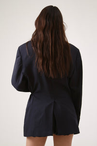 BLAZER KIMONO - TALLA L - AZUL MARINO RAYA DIPLOMÁTICA
