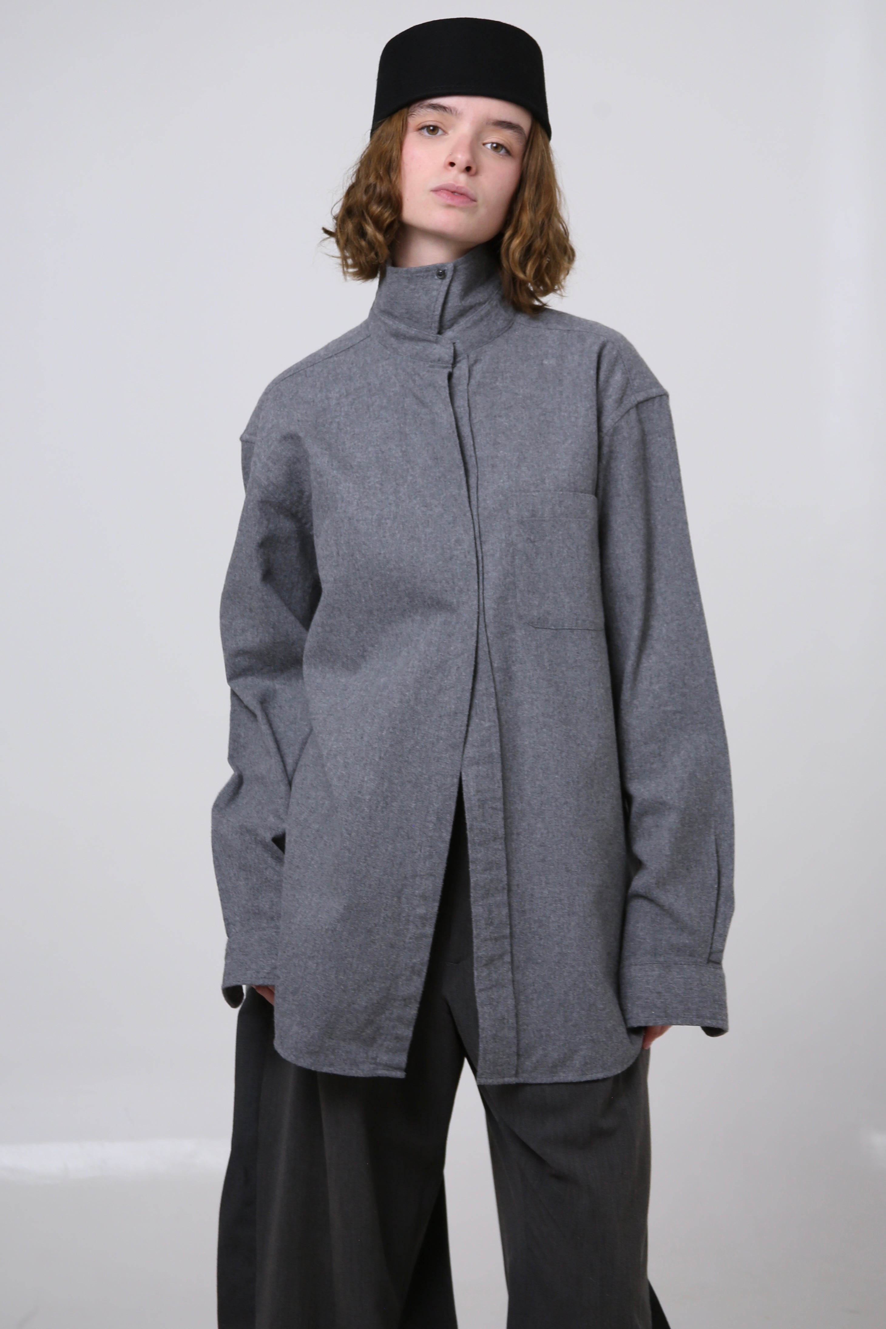 CAMISA JIN - TALLA L - GRIS