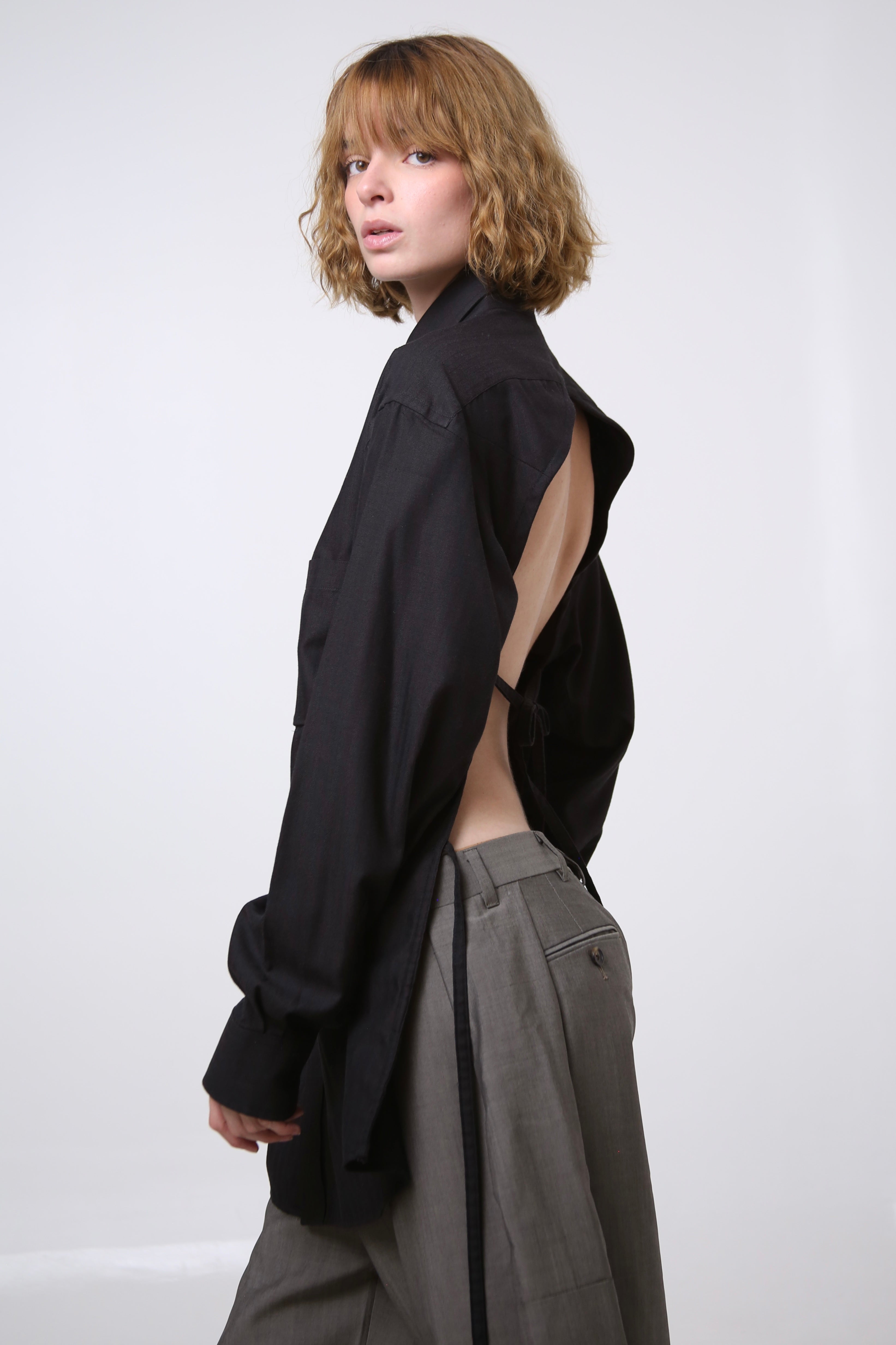 CAMISA SENAKA - TALLA M - NEGRA