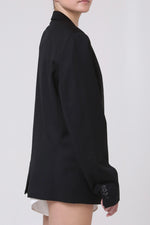 Cargar imagen en el visor de la galería, BLAZER KIMONO - MH X MITSA. - TALLA M - NEGRO
