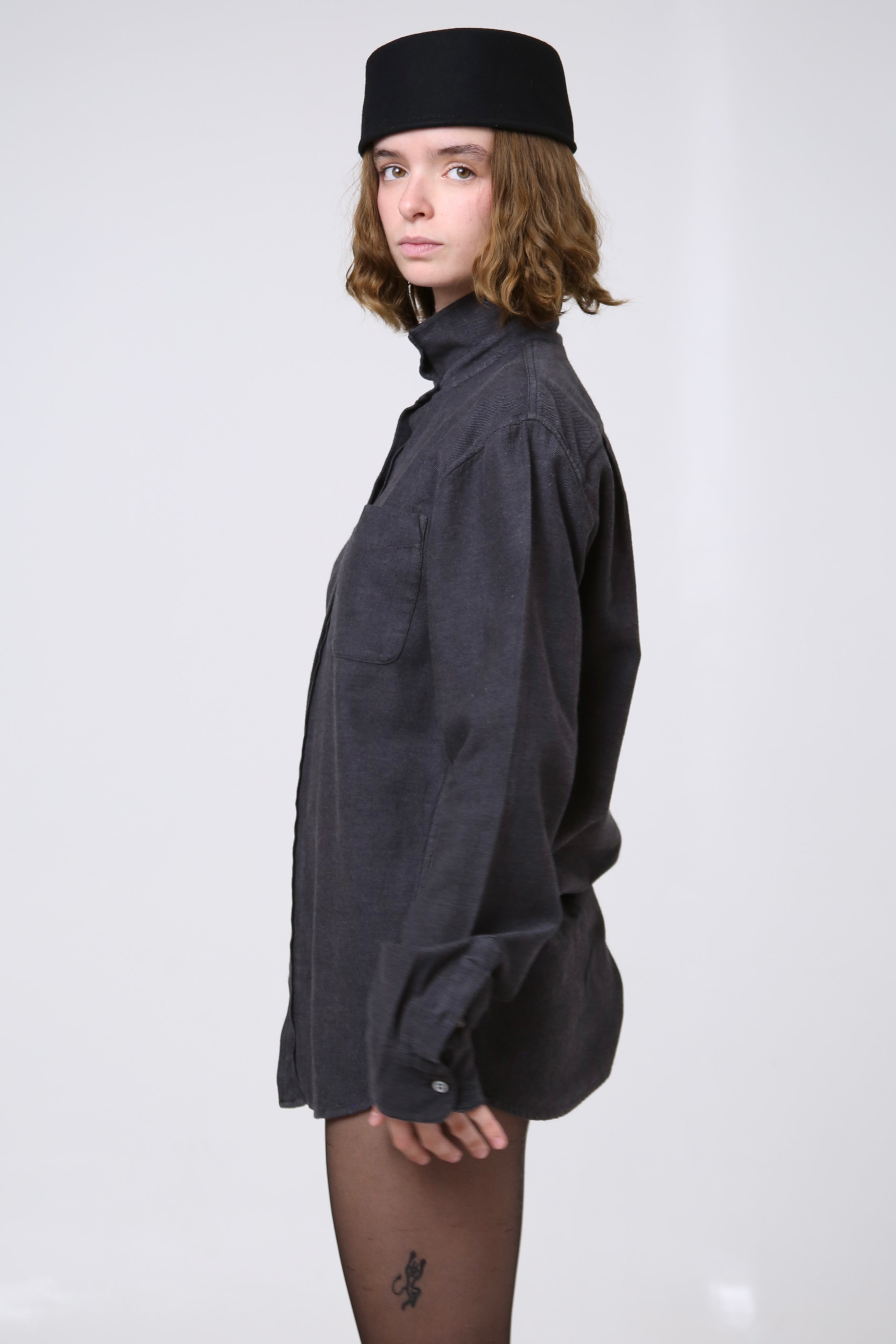 CAMISA JIN - TALLA S - GRIS