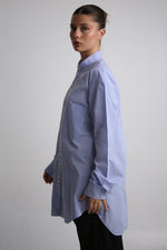 Cargar imagen en el visor de la galería, CAMISA OTAN - UNITALLA - AZUL TEXTURA CUADROS
