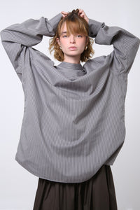 CAMISA ENSO - TALLA M - GRIS RAYAS