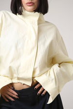Cargar imagen en el visor de la galería, CAMISA NEKKU - TALLA M - AMARILLO TEXTURA RAYAS
