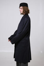 Cargar imagen en el visor de la galería, ABRIGO JIN - TALLA L - AZUL RAYA DIPLOMÁTICA
