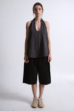 Cargar imagen en el visor de la galería, TOP NATSU - TALLA S/M - NEGRA RAYAS
