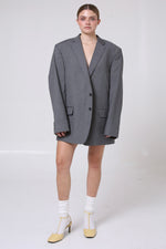 Cargar imagen en el visor de la galería, BLAZER ENSO - TALLA L - GRIS
