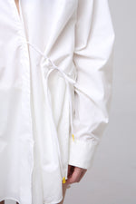 Cargar imagen en el visor de la galería, CAMISA KIMONO - MH X MITSA. - UNITALLA- BLANCA
