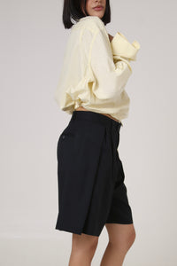 CAMISA NEKKU - TALLA M - AMARILLO TEXTURA RAYAS