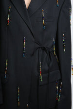 Cargar imagen en el visor de la galería, BLAZER KIMONO MAI - TALLA M - GRIS OXFORD
