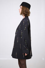 Cargar imagen en el visor de la galería, BLAZER MAI - TALLA M - GRIS OXFORD
