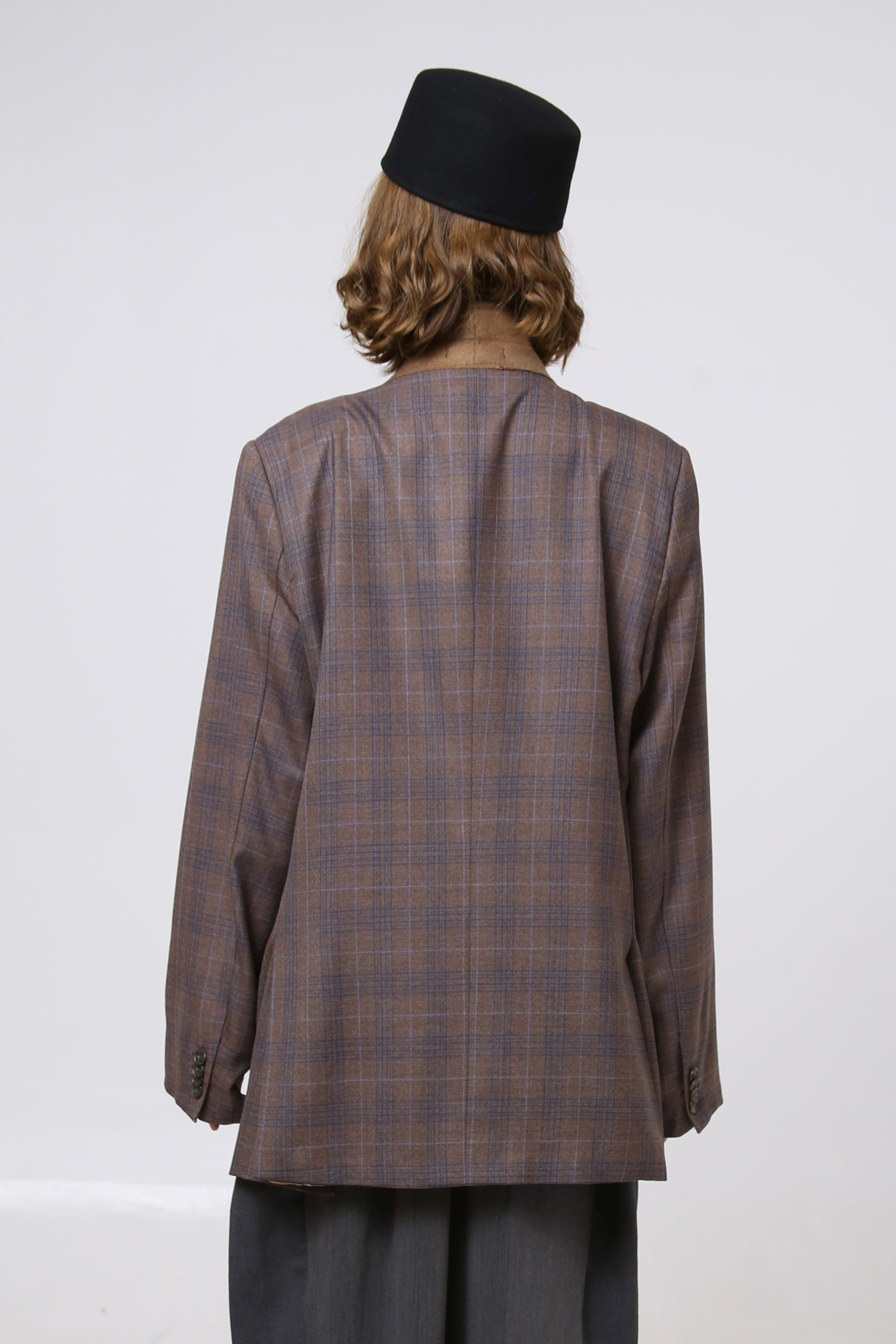 BLAZER GUNJIN - TALLA M - CAFE