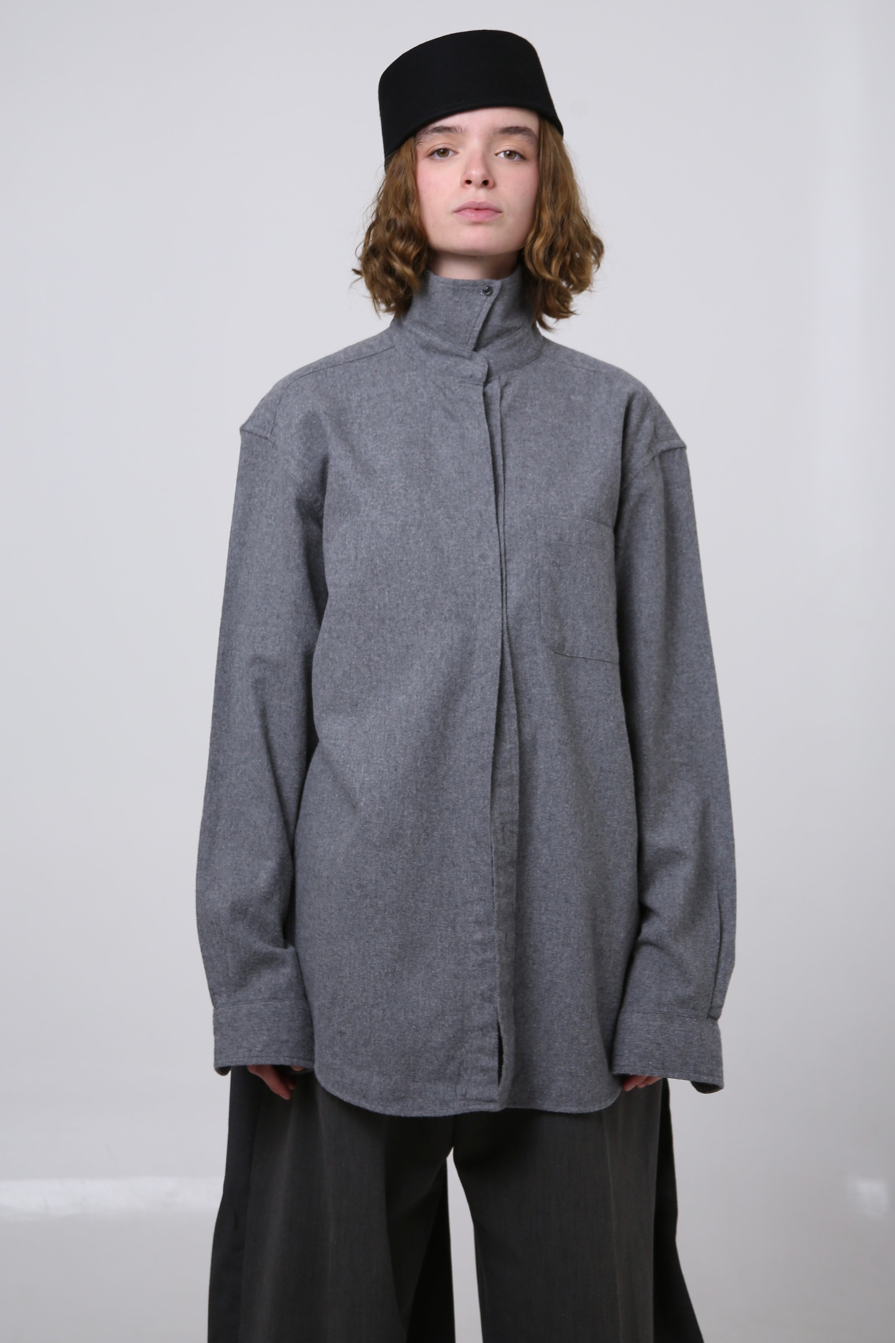 CAMISA JIN - TALLA L - GRIS