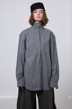 Cargar imagen en el visor de la galería, CAMISA JIN - TALLA L - GRIS
