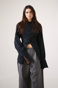 CAMISA KURO - TALLA M - NEGRA