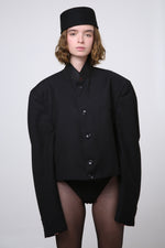 Cargar imagen en el visor de la galería, BLAZER JUN - TALLA M/L - NEGRO
