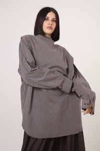 CAMISA ENSO - TALLA M - CAFE RAYAS