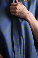 Cargar imagen en el visor de la galería, CAMISA NEKKU - UNITALLA - AZUL CUADROS
