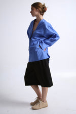Cargar imagen en el visor de la galería, TOP KEI - TALLA S/M - AZUL
