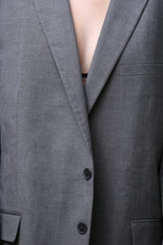 Cargar imagen en el visor de la galería, BLAZER ENSO - TALLA L - GRIS
