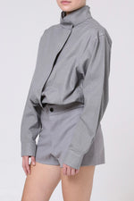 Cargar imagen en el visor de la galería, MINI SHORTS - TALLA M - GRIS
