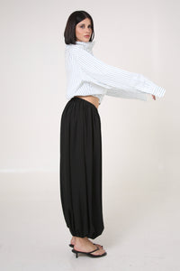 CAMISA NEKKU - TALLA M - BLANCA RAYS AZULES