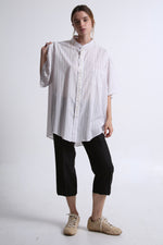 Cargar imagen en el visor de la galería, CAMISA OTAN - UNITALLA - BLANCA RAYAS
