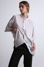 Cargar imagen en el visor de la galería, CAMISA OTAN - UNITALLA - BLANCA RAYAS
