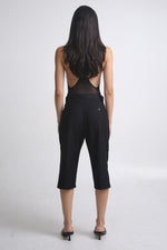 Cargar imagen en el visor de la galería, PANTALON CAPRI - TALLA S - NEGRO
