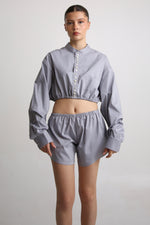 Cargar imagen en el visor de la galería, SET BOTAN - TALLA S/M - GRIS
