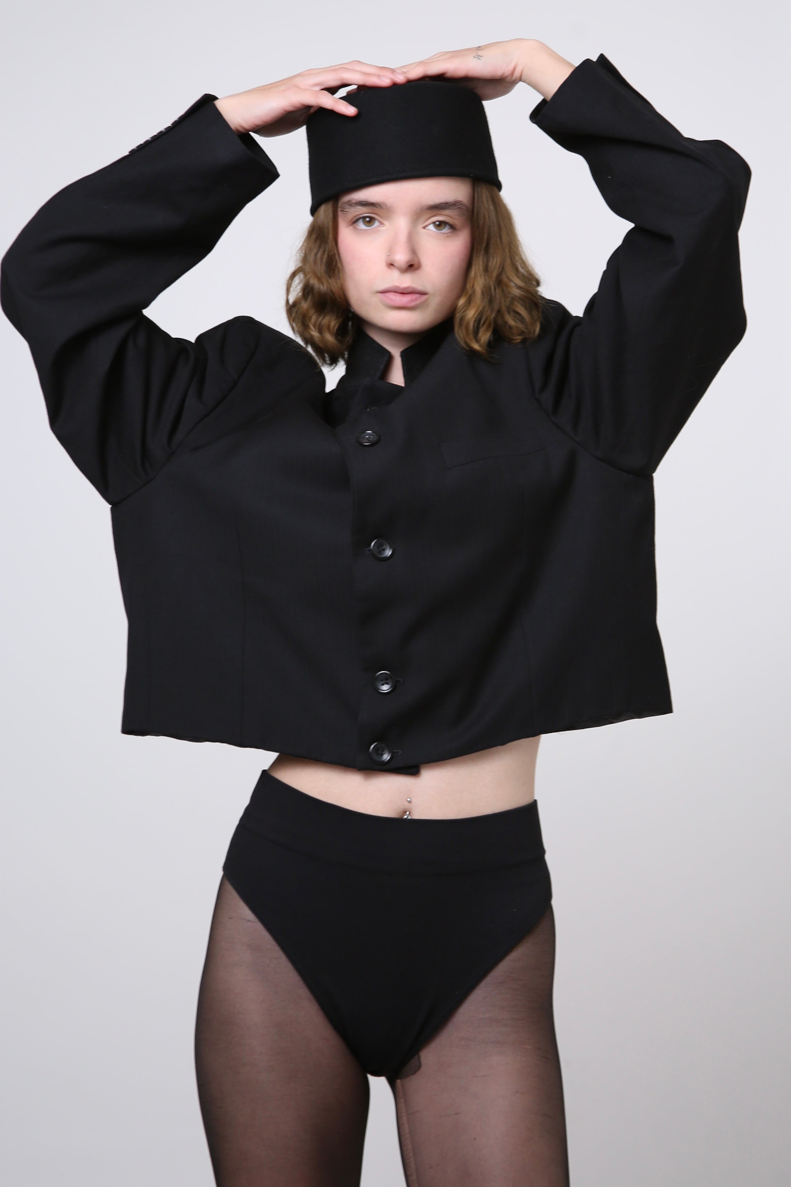 BLAZER JUN - TALLA M/L - NEGRO