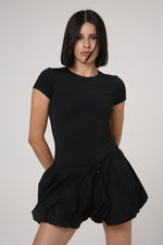 Cargar imagen en el visor de la galería, SHORT SAORI - UNITALLA - NEGRO
