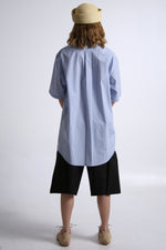 Cargar imagen en el visor de la galería, CAMISA OTAN - UNITALLA - AZUL RAYAS
