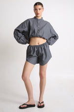 Cargar imagen en el visor de la galería, SET BOTAN - TALLA S/M - GRIS
