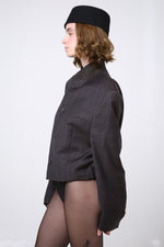 Cargar imagen en el visor de la galería, BLAZER JIN - TALLA M - CAFE
