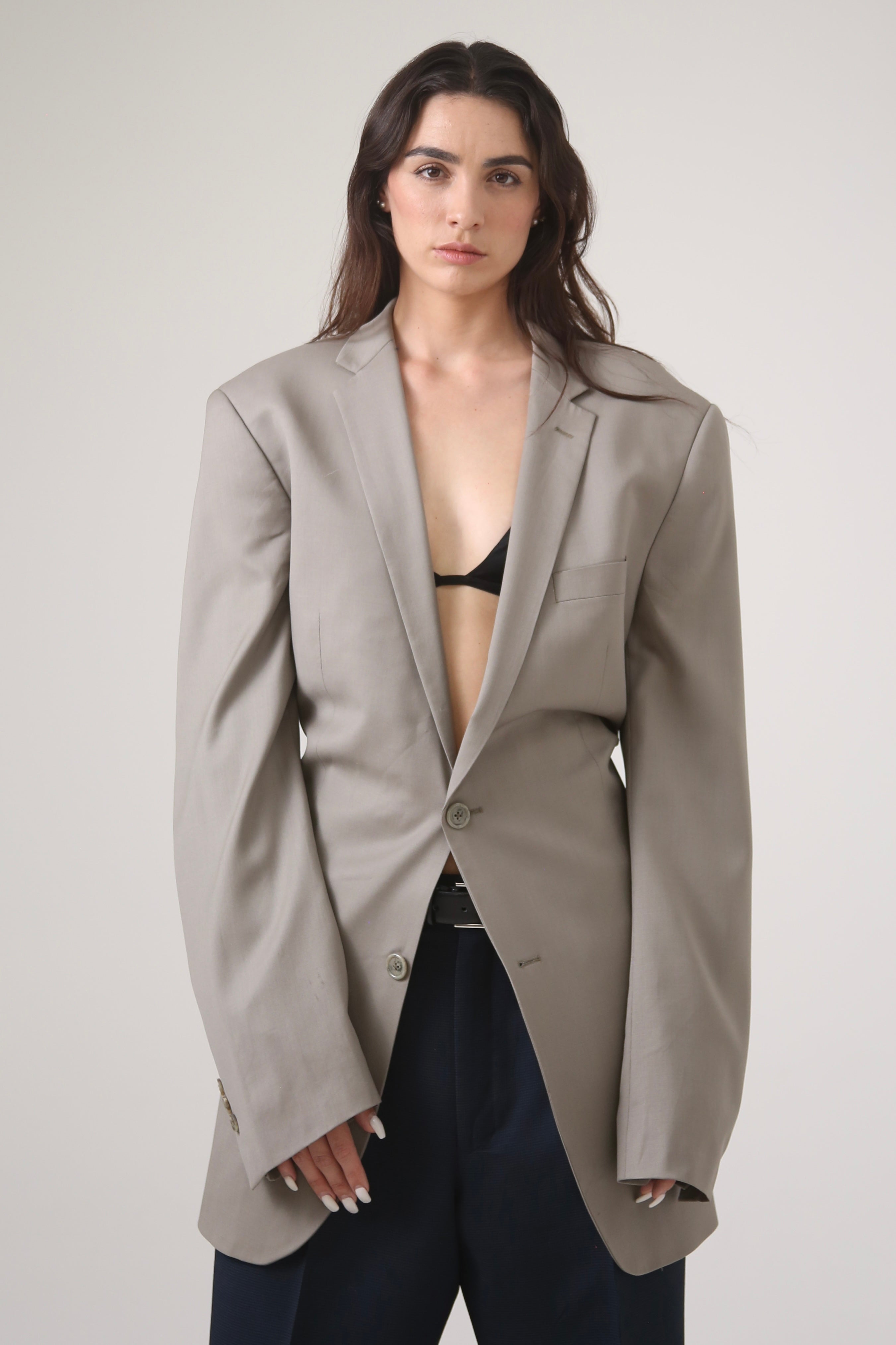 BLAZER KURO - TALLA L - BEIGE