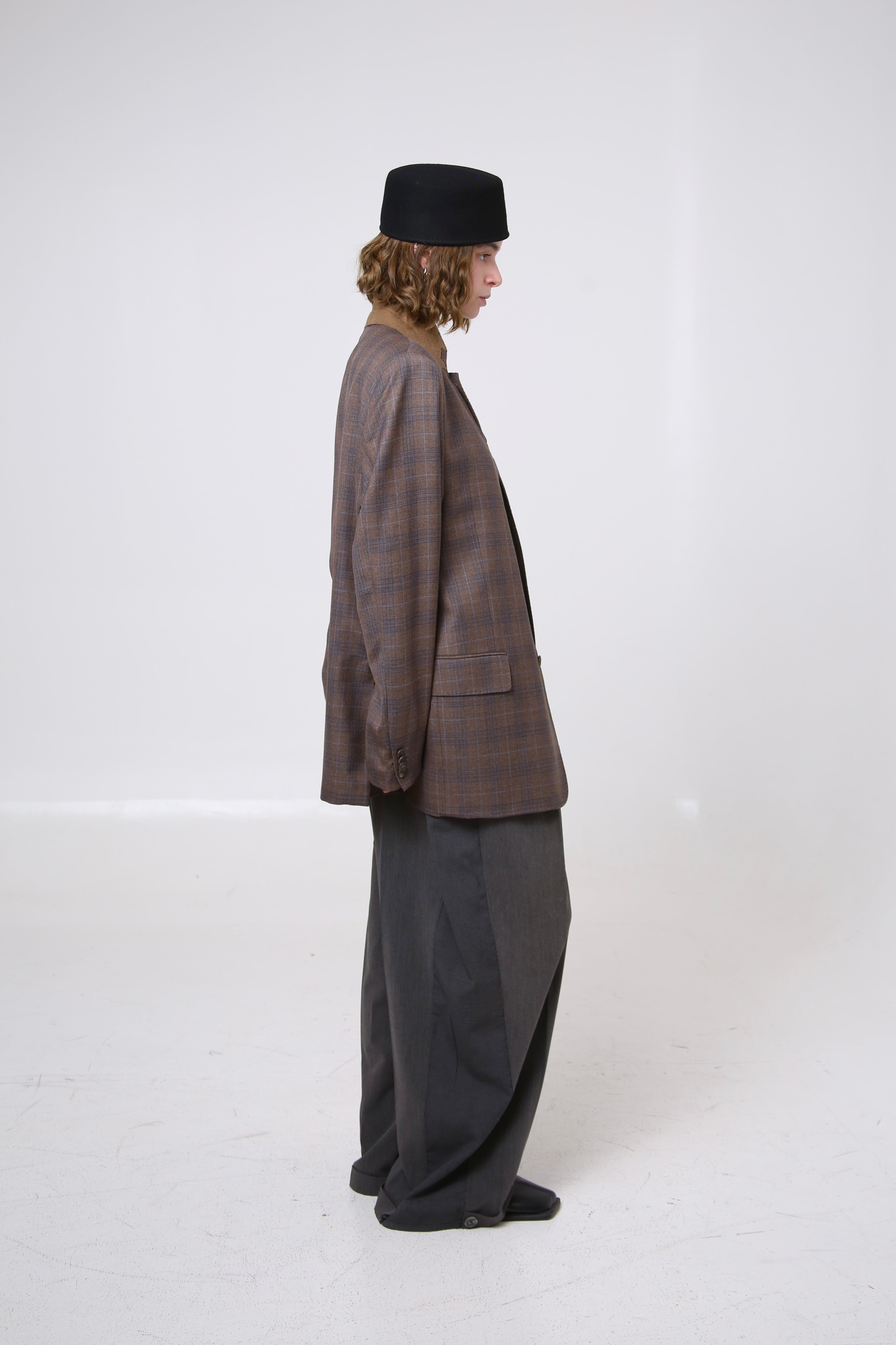 BLAZER GUNJIN - TALLA M - CAFE