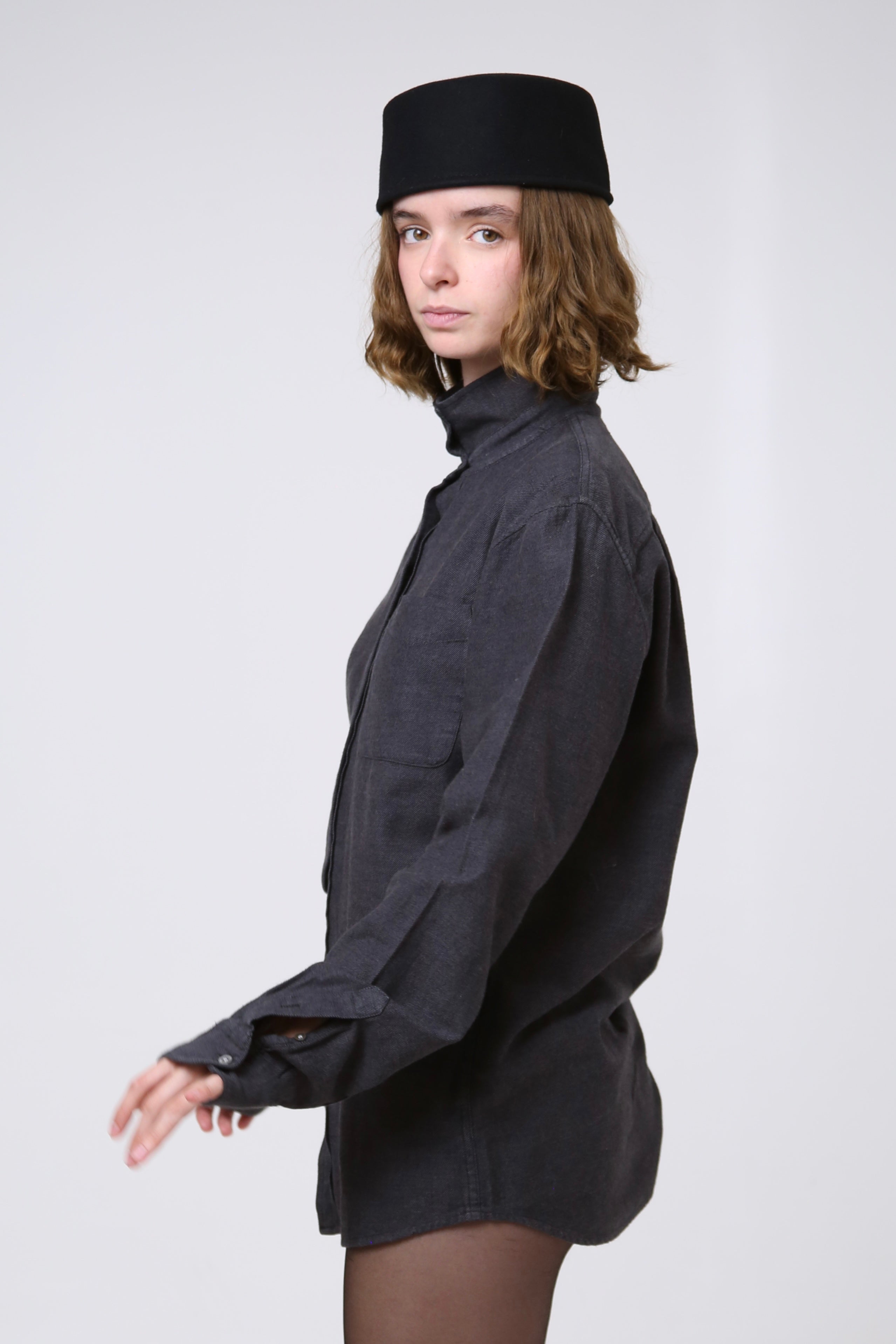 CAMISA JIN - TALLA S - GRIS