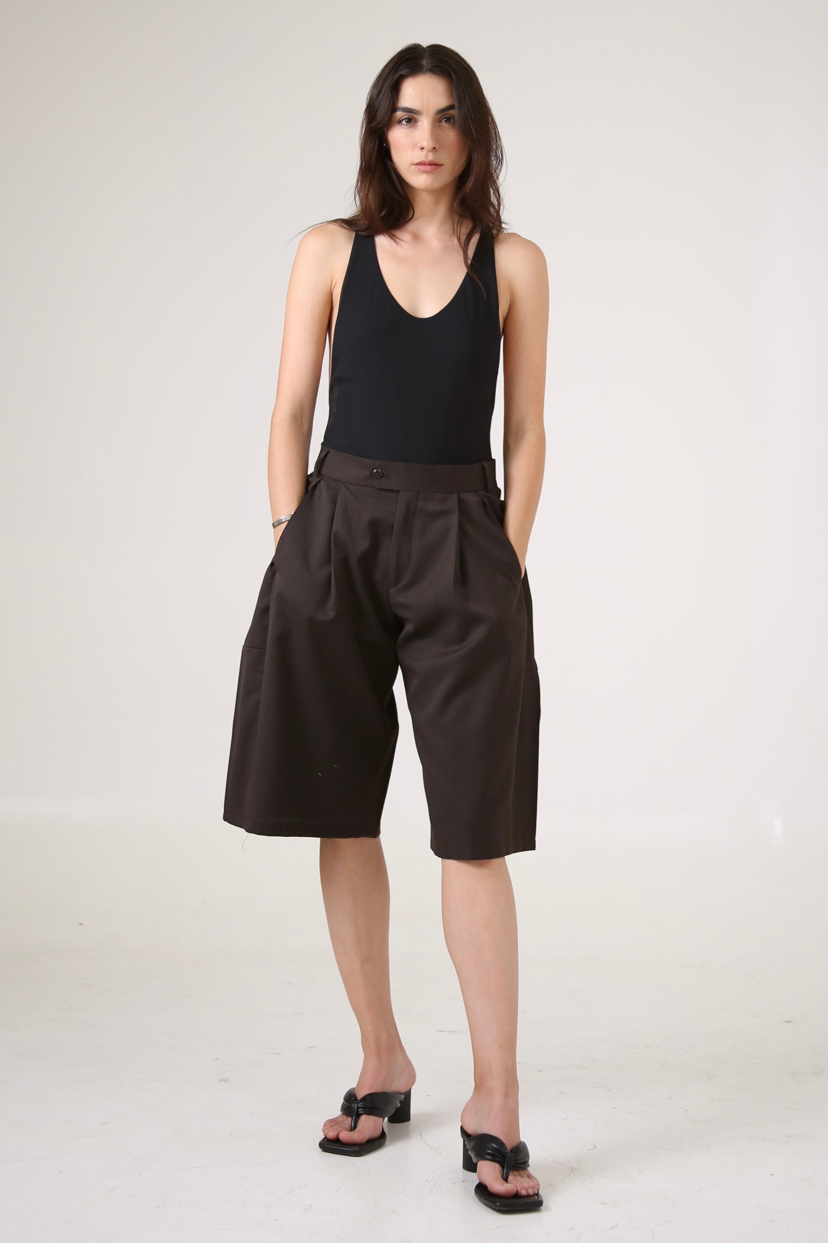 BERMUDAS URRARA - TALLA S - CAFE