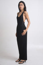 Cargar imagen en el visor de la galería, MAXI FALDA - NEGRA - TALLA XS
