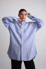 Cargar imagen en el visor de la galería, CAMISA OTAN - UNITALLA - AZUL TEXTURA CUADROS
