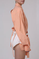 Cargar imagen en el visor de la galería, CAMISA SENAKA - TALLA L - NARANJA
