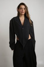 Cargar imagen en el visor de la galería, BLAZER PIKU - TALLA L - GRIS
