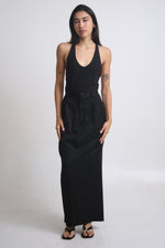 Cargar imagen en el visor de la galería, MAXI FALDA - NEGRA - TALLA XS

