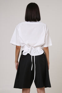 BERMUDAS URRARA - TALLA M - NEGRO TEXTURA RAYAS