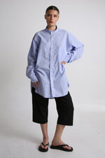 Cargar imagen en el visor de la galería, CAMISA OTAN - UNITALLA - AZUL TEXTURA CUADROS
