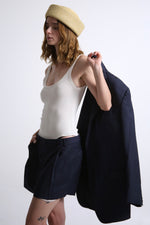 Cargar imagen en el visor de la galería, MINI SHORTS - TALLA M - AZUL RAYAS
