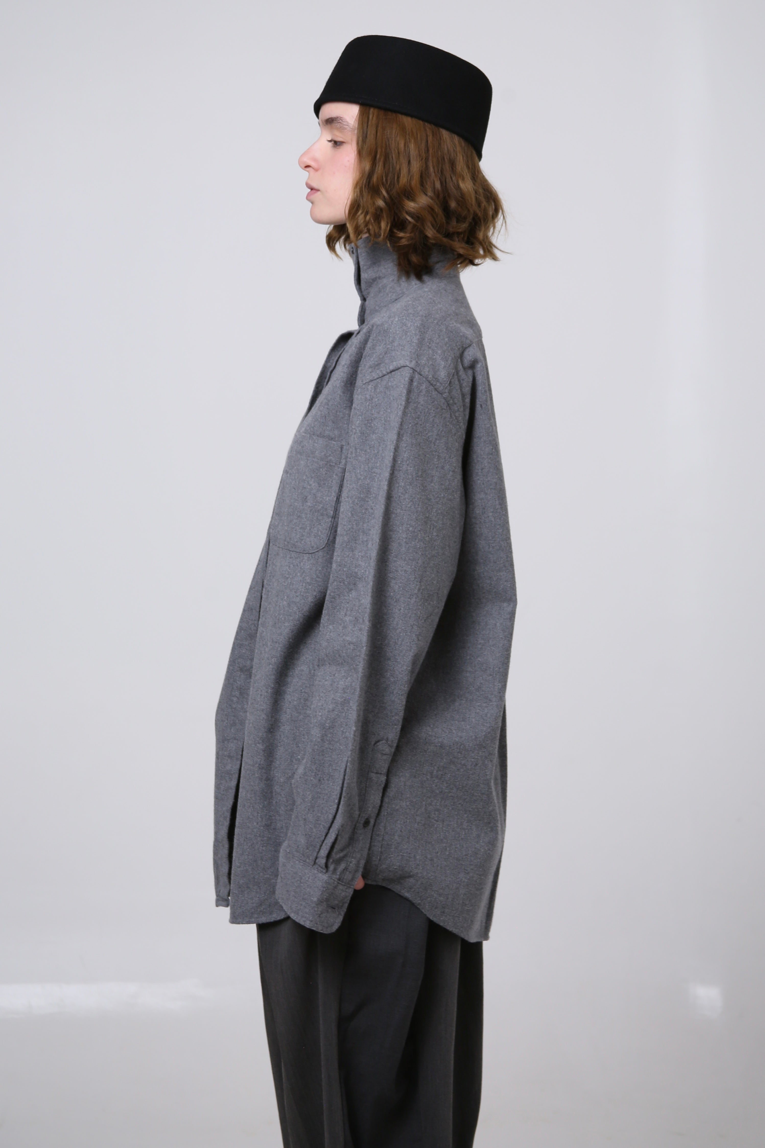 CAMISA JIN - TALLA L - GRIS