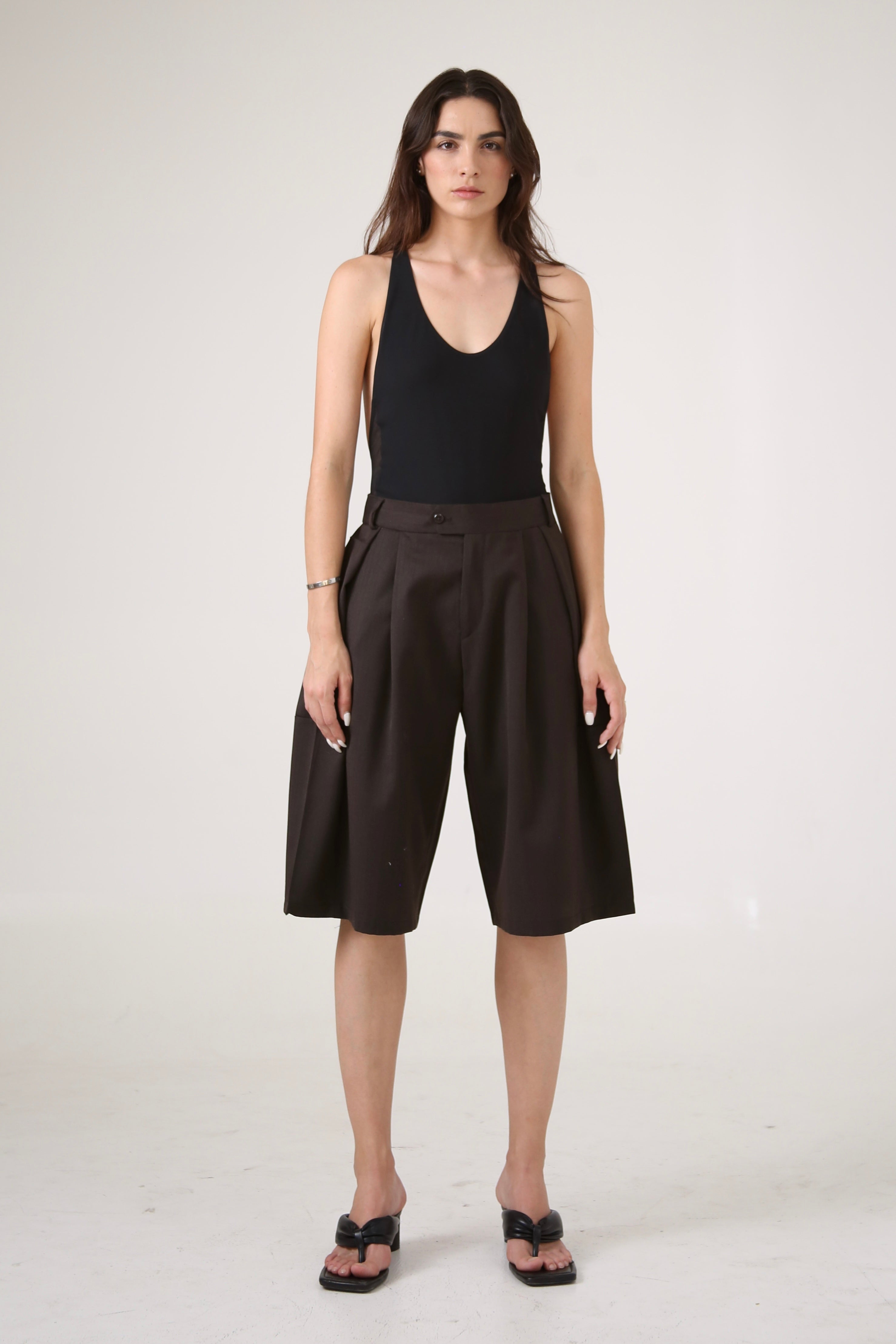 BERMUDAS URRARA - TALLA S - CAFE